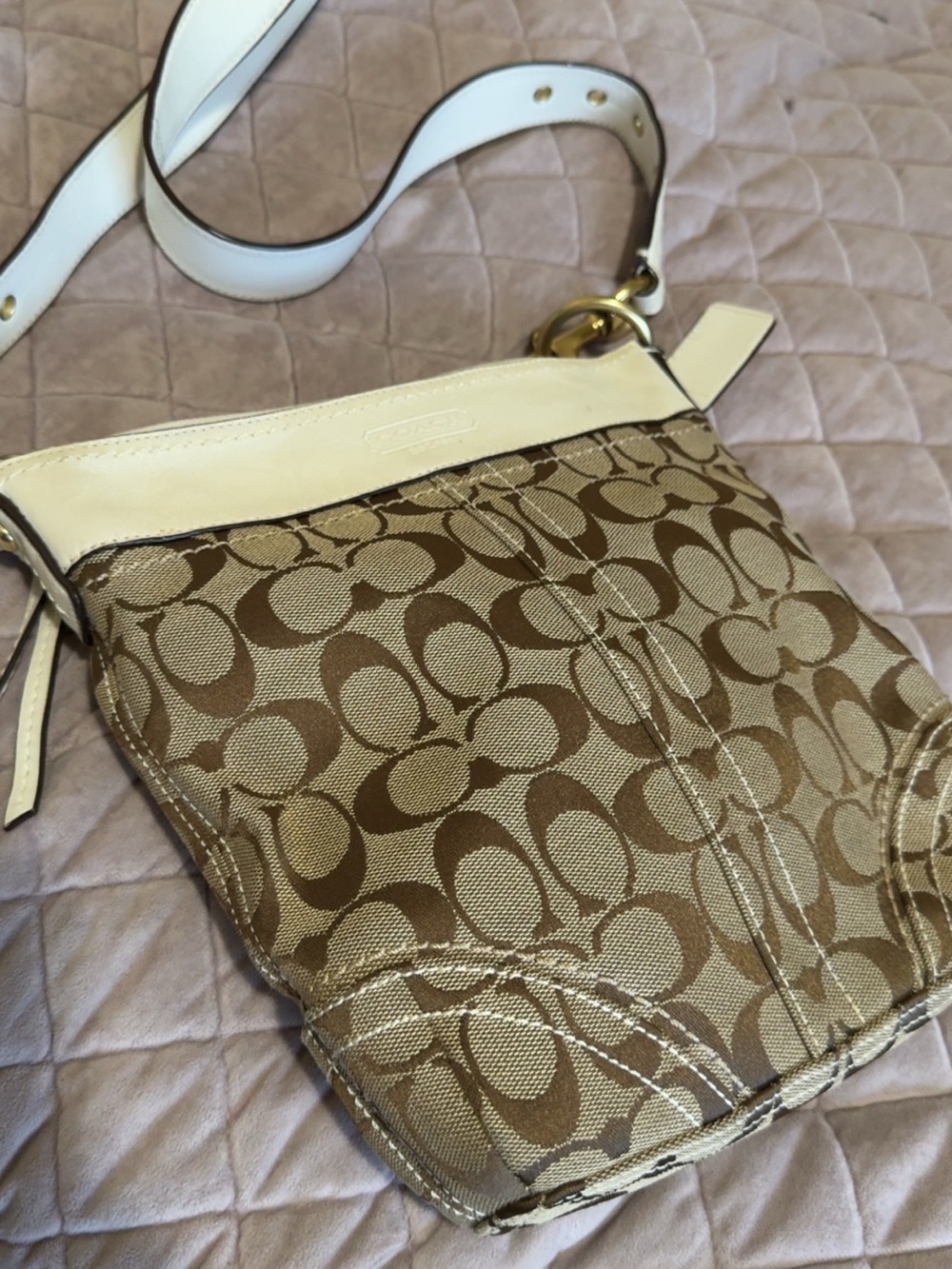 Coach Bleecker Signature Bucket Bag